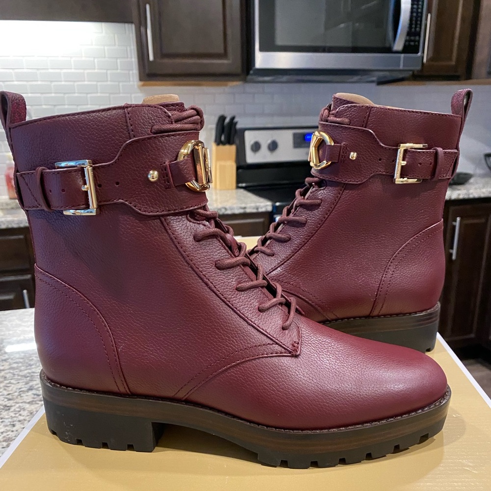 Michael Kors combat boot